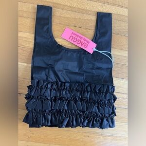 Black baby RUFFLE BAGGU Molly Goddard collaboration SOLD OUT NWT